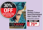 Renew Perfect Colour Semi Permanent Hair Colour Kit Assorted Colours