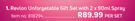 Revlon Unforgetable Gift Set With Spray-2 x 90ml Per Set