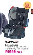 Safeway Extreme Car Seat-Each