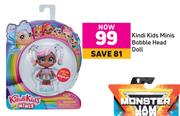 Kindi Kids Minis Bobble Head Doll