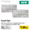 Fossil Tiles-250mm x 500mm Per Sqm