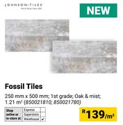 Fossil Tiles-250mm x 500mm Per Sqm
