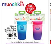 Munchkin Miracle 360 Degree Colour Changing Cup Assorted Colours-Each