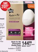 Tomme Tippee Made For Me Disposable Breast Pads 40 Pack-Per Pack