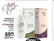 Happy Event Fragrance Free Lotion Or Massage Lotion-200ml Each