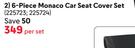Stingray 6 Piece Monaco Car Seat Cover Set-Per Set