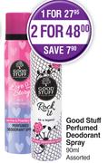 Good Stuff Perfumed Deodorant Spray Assorted-90ml