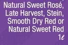 Robertson Winery Natural Sweet Rose,Late Harvest,Stein, Smooth Dry Red Or Natural Sweet Red-1lt Each