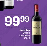 Kanonkop Kadette Cape Blend-750ml