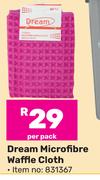 Dream Microfibre Waffle Cloth-Per Pack