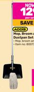 Addis Mop, Broom And Dustpan Set-Per Set