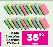 Addis Everyday Sponges-20 Pack Each