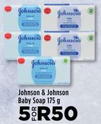 Johnson & Johnson Baby Soap-For 5 x 175g