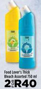Food Lover's Thick Bleach Assorted-For 2 x 750ml