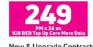 Hisense Infinity H50 Zoom 4G Smartphone-On 1GB Red Top Up Core More Data