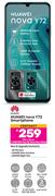 Huawei Nova Y72 Smartphone-On 1.3GB Red Top Up Core More Data