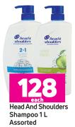 Head And Shoulders Shampoo 1 Ltr Assorted- Each