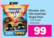 Monster Jam 1:64 Assorted Single Pack