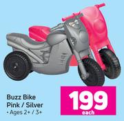 Buzz Bike Pink / Silver- Each