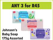 Johnson's Baby Soap Assorted-For Any 3 x 175g