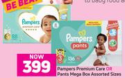 Pampers Premium Care Or Pants Mega Box (Assorted Sizes)