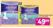 Always Panty Liners Assorted-80s Each