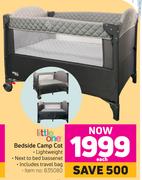 Little One Bedside Camp Cot-Each