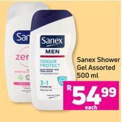 Sanex Shower Gel Assorted-500ml Each