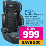 Bambino Discovery Booster Seat