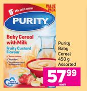 Purity Baby Cereal Assorted-450g Each