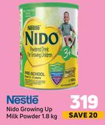 Nestle Nido Growing Up Milk Powder-1.8kg