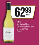 Spier Sauvignon Blanc, Chardonnay Pinot Noir Or Chardonnay-750ml Each