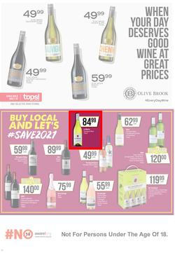 SUPERSPAR EASTERN CAPE : My Superspar (20 April - 2 May 2021) Valid In Bluewater Bay, Despatch, Gelvandale, Nahoon, Jeffery's Bay, Rosehill, Melville's, Protea, Sedgefield, Village On Main, Debi Lee, page 15