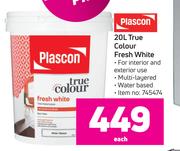 Plascon 20L True Colour Fresh (White)-Each