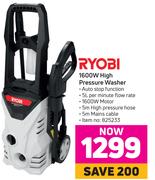 Ryobi 1600W High Pressure Washer