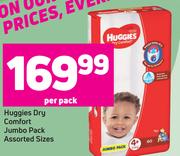 Huggies Dry Comfort Jumbo Pack (Assorted Sizes)-Per Pack