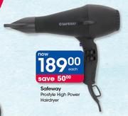 Safeway Prostyle High Power Hairdryer-Each