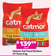 Catmor Cat Food Chicken Or Tuna-4Kg Each