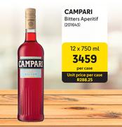Campari Bitters Aperitif-12 x 750ml Per Case