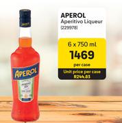 Aperol Aperitivo Liqueur-6 x 750ml