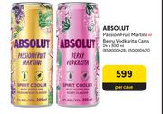 Absolut Passion Fruit Martini Or Berry Vodkarita Cans-24 x 300ml Per Case