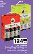 Du Toitskloof Pinotage/Merlot/Ruby Cabernet,Cabernet/Shiraz,Sauvignon Blanc-3L Each