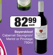 Beyerskloof Cabernet Sauvignon/Merlot Or Pinotage-750ml Each