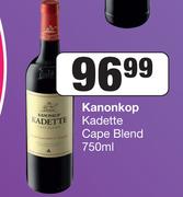 Kanonkop Kadette Cape Blend-750ml