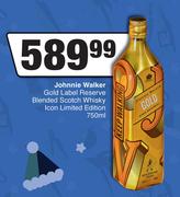 Johnnie Walker Gold Label Reserve Blended Scotch Whisky Icon Limited Edition-750ml