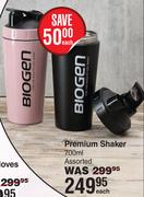 Biogen 700ml Premium Shaker Assorted-Each