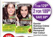 Garnier Nutrisse Creme Nourishing Permanent Hair Colour (Assorted Shades)-For 1