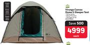 Campmaster Virunga Canvas Dome 5 Sleeper Tent