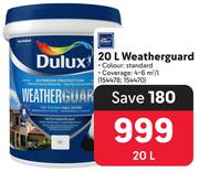 Dulux 20L Weatherguard-Each