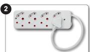 Power Worx 8 Way Multiplug-Each
